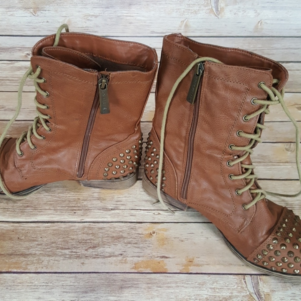 Studded Ankle Booties - Picture 3 of 5